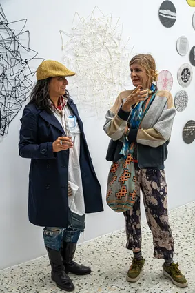 Opening Franca Sonnino Thread Sign Space