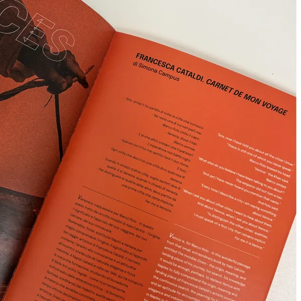 Pubblication Francesca Cataldi, Carnet de mon voyage
