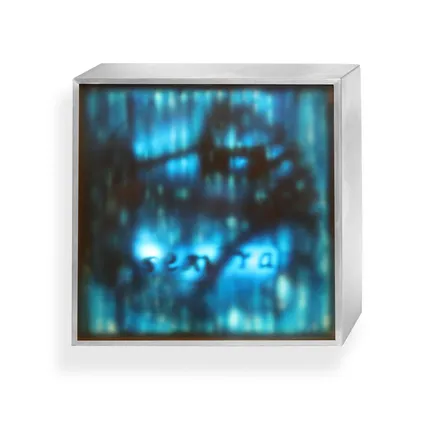 Sembra (seems like) (with N.Calos), 1971 kinetic work mobile lumineuse