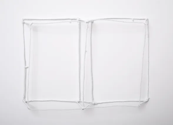 Empty white book, 1980