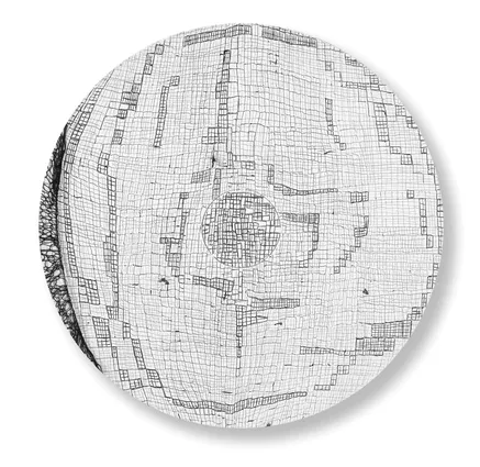 Lattice on circle n.6, 2019