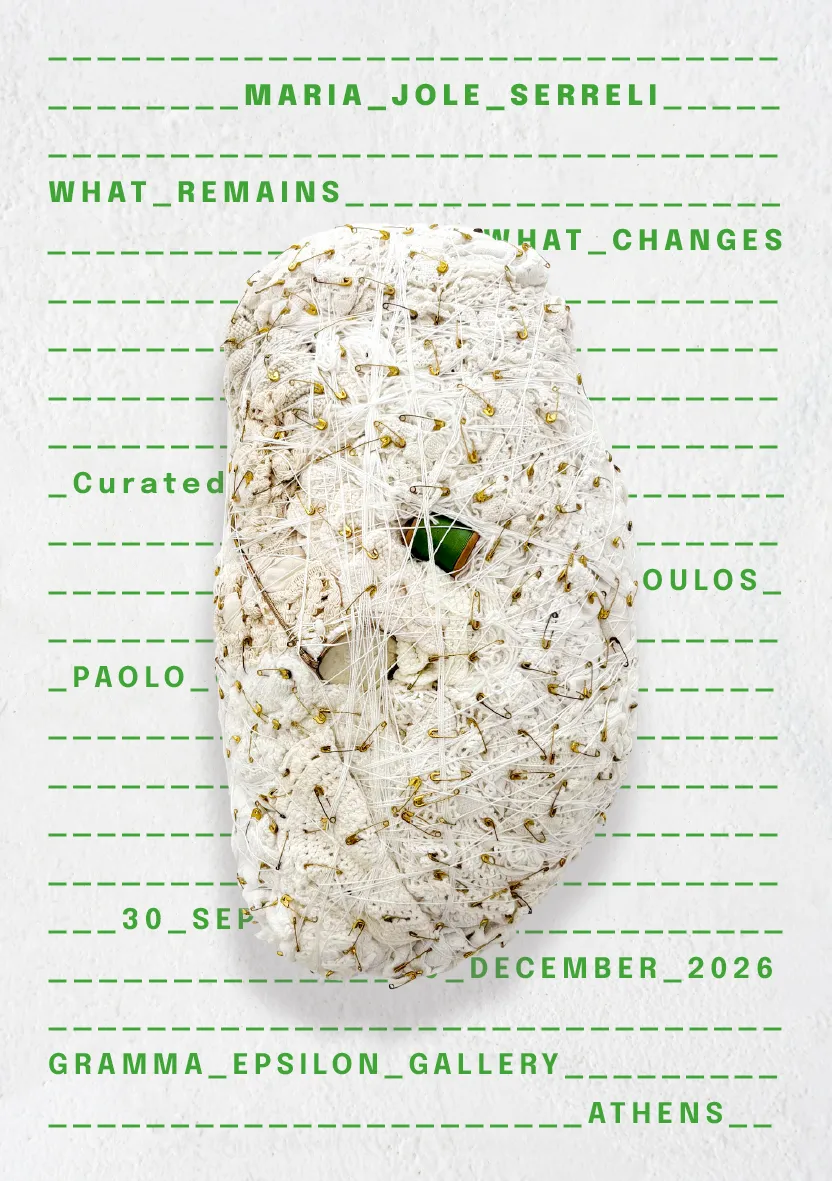 Maria Jole Serreli Whats remains what changes