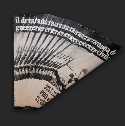 Fan of gunshots, 1972/2022