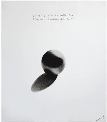 L'uovo è l'ombra della sferaL'uomo è l'ombra del cosmo (The egg is the shadow of the sphereMan is the shadow of the cosmos), 2000