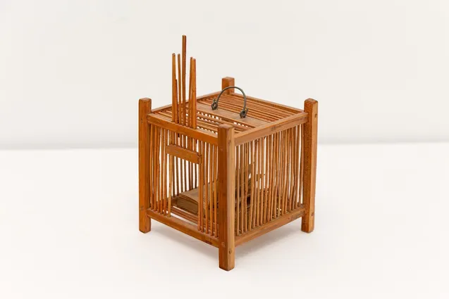 Book-in-a-cage, 1981