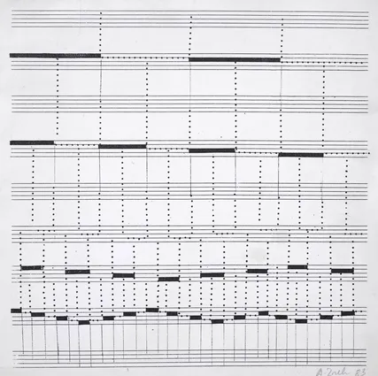 Musical Writing n.1, 1983