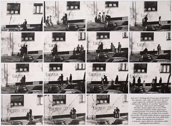 Workers Hegemony (with F.Balladore) 1977 2 panels of photomechanical prints